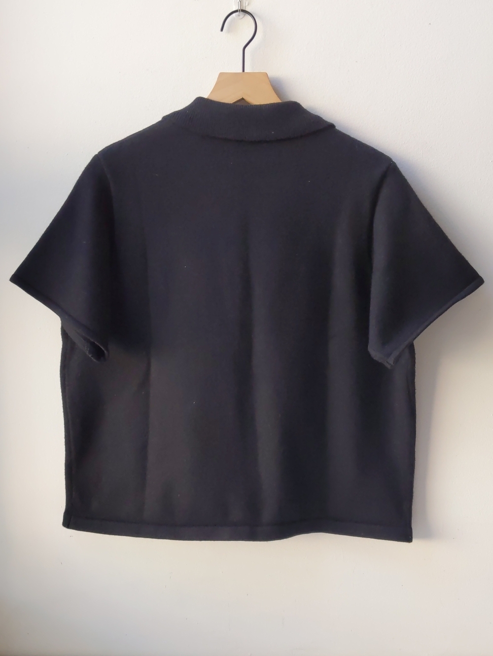 Tuckernuck Embellished Anica Polo Sweater Black Women's XL - Picture 3 of 6